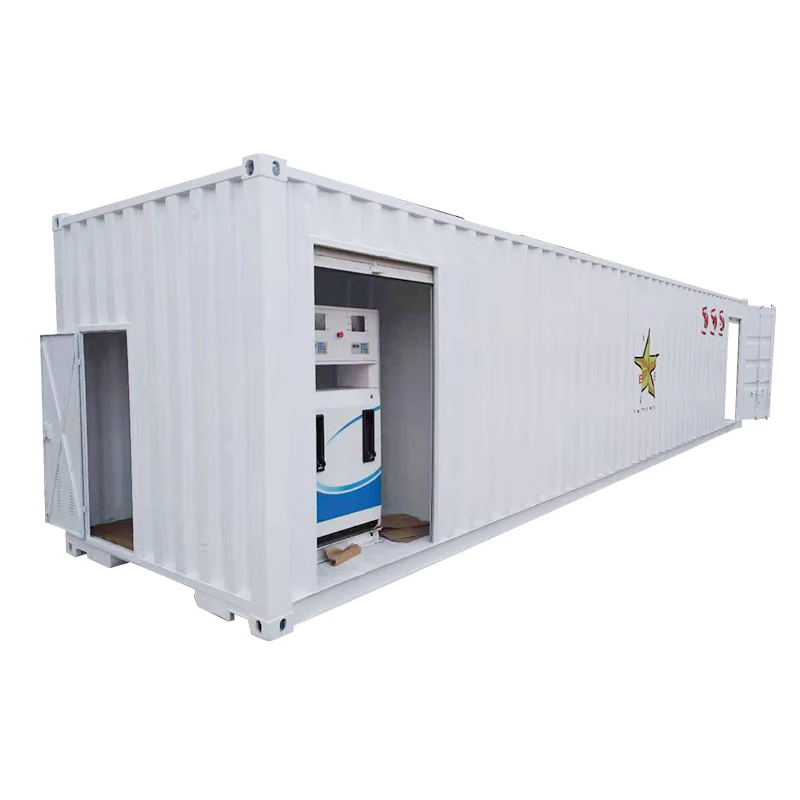 2024 Design Above Ground Industrial Storage Tank Mobile Fuel Dispenser Station Diesel Fuel Tanks For Sale Mobile Filling Station