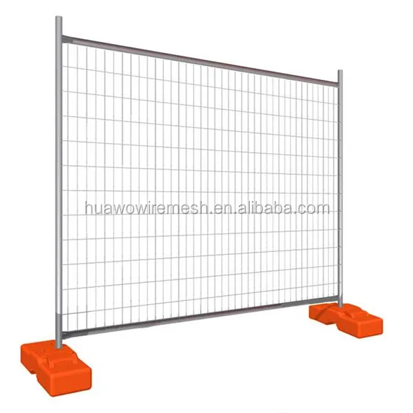 Hot-Dipped Steel Temporary Fence Panel Removable Outdoor Gate for Security and Construction Low Maintenance Waterproof