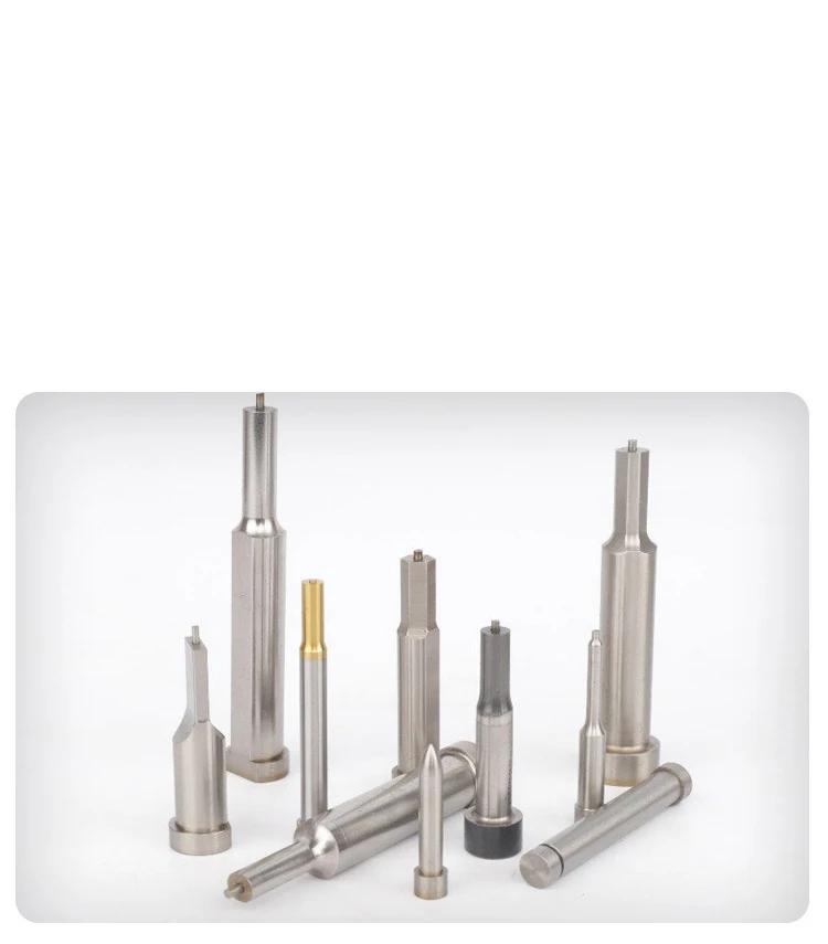 Factory Outlet HSS Machinery Mould Parts Tool Stainless Steel Punch Needle Metal Stamping Punch Guide Post