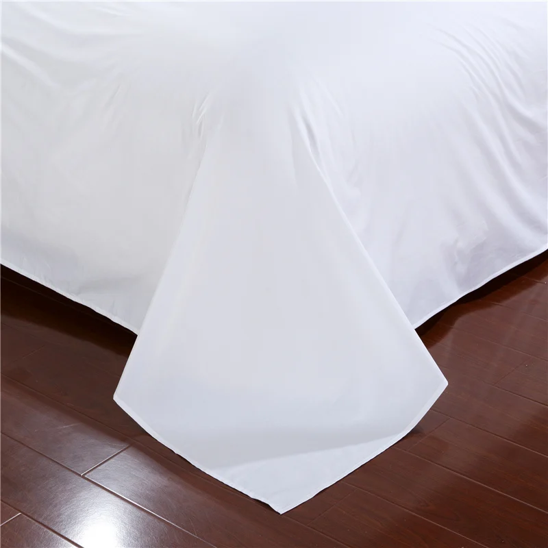 China Supplier Luxury Plain Duvets bed linen bed bedspread 100% Cotton Hotel Bedding Set