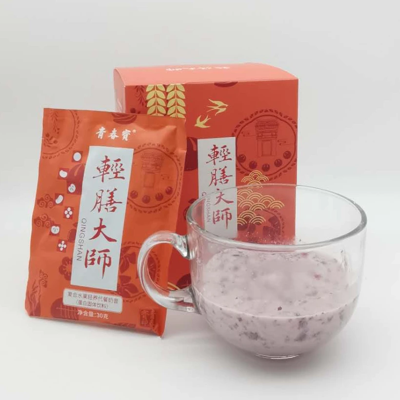 
Fiber slimming drink 30g fruit sweet meal replacement milk shake weight loss slimming 