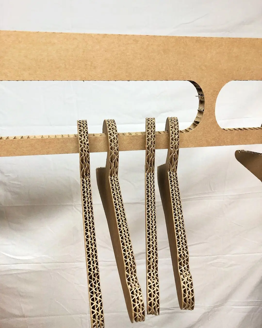 Brand new paper bed hanger storage cabinet paper furniture display rack