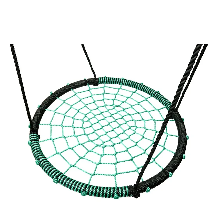 Outdoor UV Playhouse Kindergarten Room Net Swings Web Round Birds Nest Hammock Swing