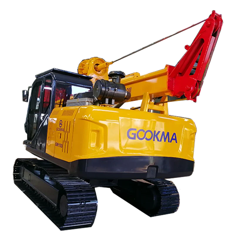 Cheap and good rotary drilling rig 15m - 90m crawler piling machine foundation drilling rig with lock rod