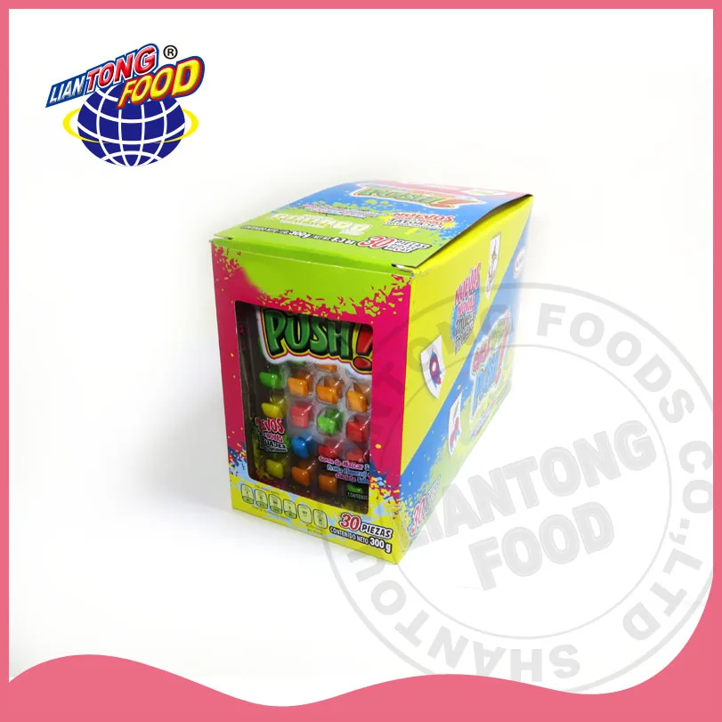 New product mixed fruit flavor mixed color mini bubble gum + Tattoo Sticker hot selling