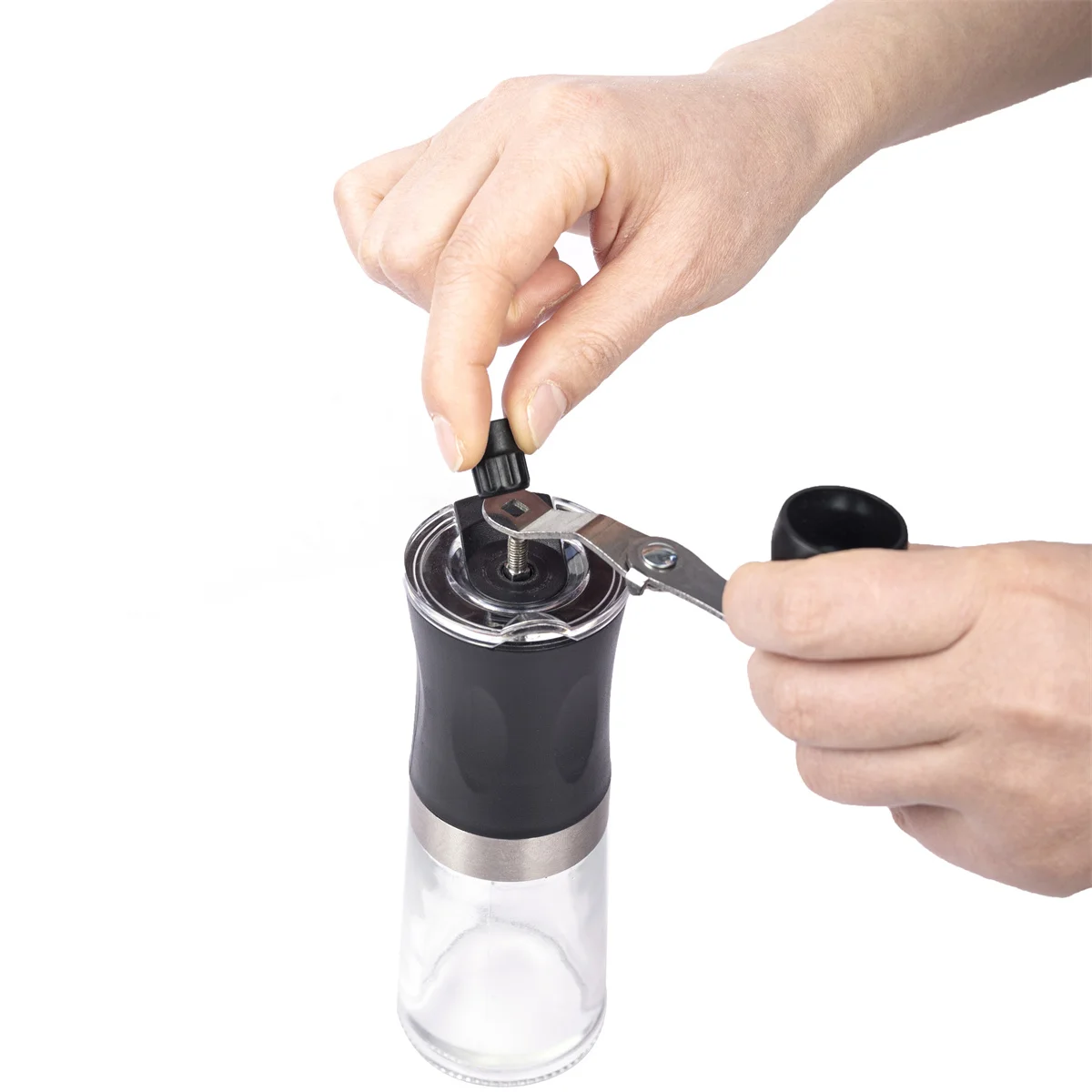 Hand-Operated Professional Commercial Manual Portable Hand Coffee Grinder