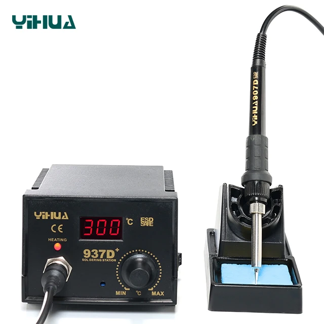 YIHUA 937D+ adjustable temperature mobile phone repairing tools soldering iron station