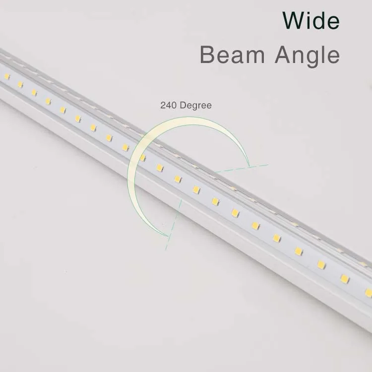 6 feet 8ft Reach in Cooler LED Lights V Shape Refrigerator Light Freezer LED Light