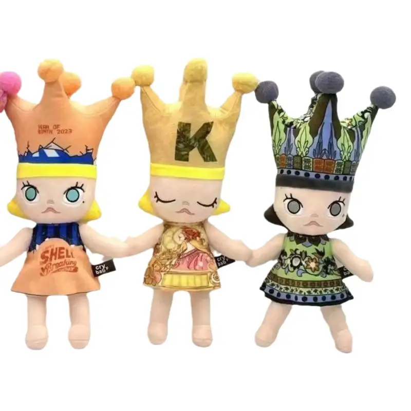 Spot Cross-border Sales Of Creative Cute Bow Tie Love Crying Doll Plush Doll