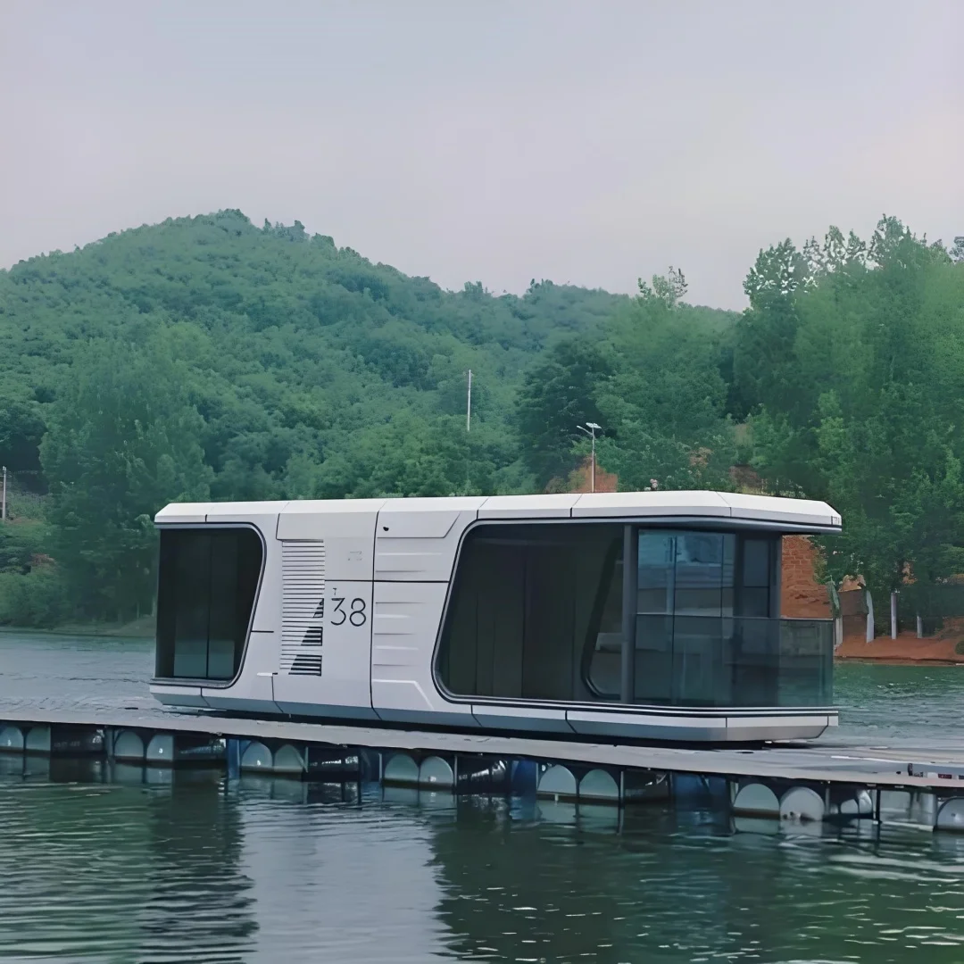 Новый дизайн оптовая продажа современный сборный дом каюта космической капсулы гостиничный Контейнер для дома открытый мобильный крошечный роскошный
