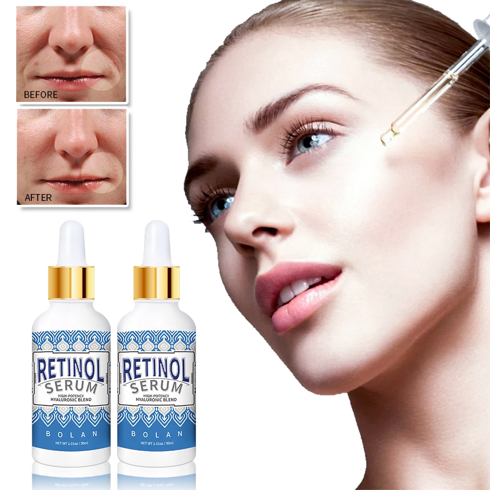 Private Label Best Sellers Organic Collagen With Hyaluronic Acid Custom Logo Face Skincare Retinol Serum