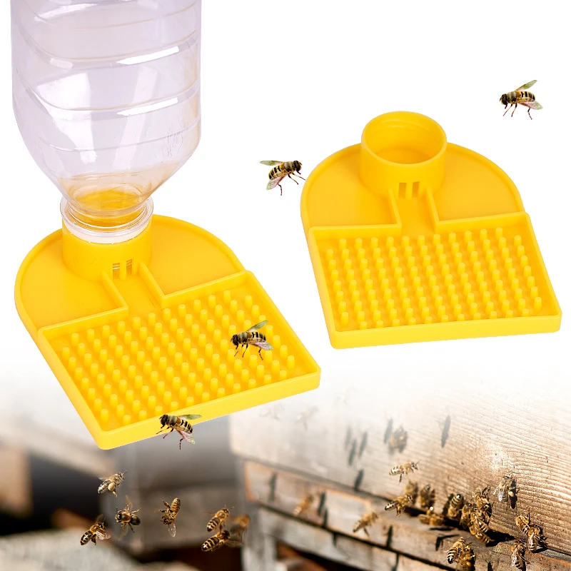 5pcs/bag New Bee Entrance Hive Honey Bee Feeder Adapter 30mm Dia Anti Robbing Prevent Drowning Plastic Beekeeping Tools Supplies