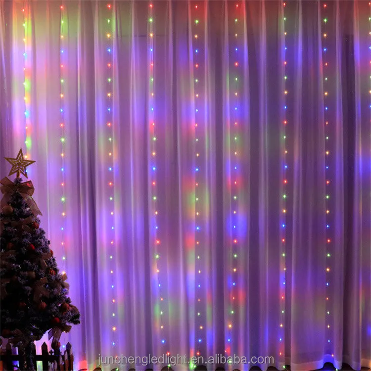 Decoracion de Navidad Leather Wire Led Garland Fairy Curtain Light