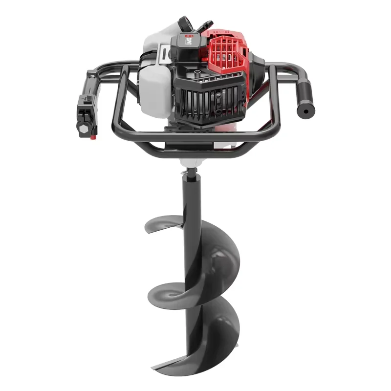 TOPWE Factory Price Professional Gasoline Earth Auger Wholesale Hand Operated 52cc Drill Earth Auger