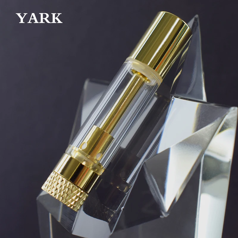 Disposable Ceramic Coil Cbd Cartridge 1ML Gold Cartridge Empty 510 Oil Cartridge