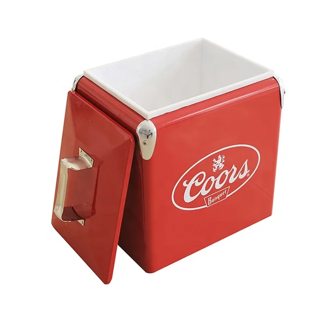 
Wholesale small promotional metal cooler box 