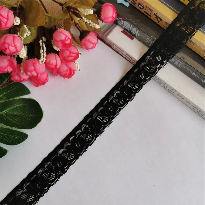 S1442 black lace trimmings 2.7-3.5cm wide can be sewn underwear garment lace Pakistan lace
