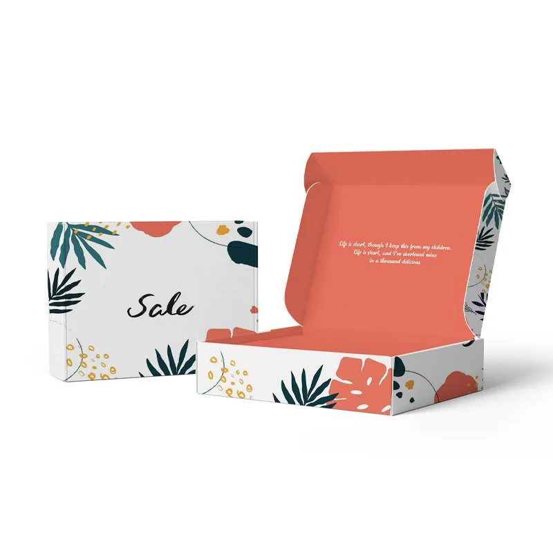 Factory Manufacture Recycled Custom Design Logo Foldable Kraft Paper Mug Set Gift Box Packaging Corrugated Coffee Mailer Box