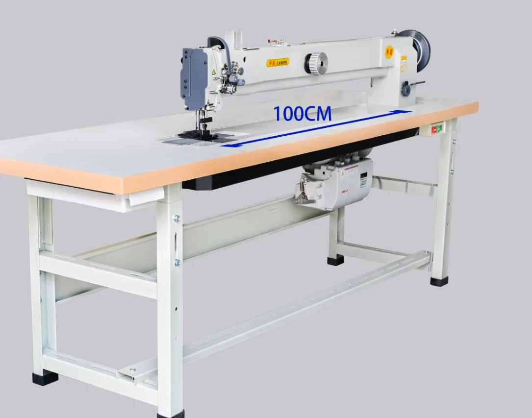 Huamei industrial  sewing machine  long size flat bed  sewing machine for big size goods stitching