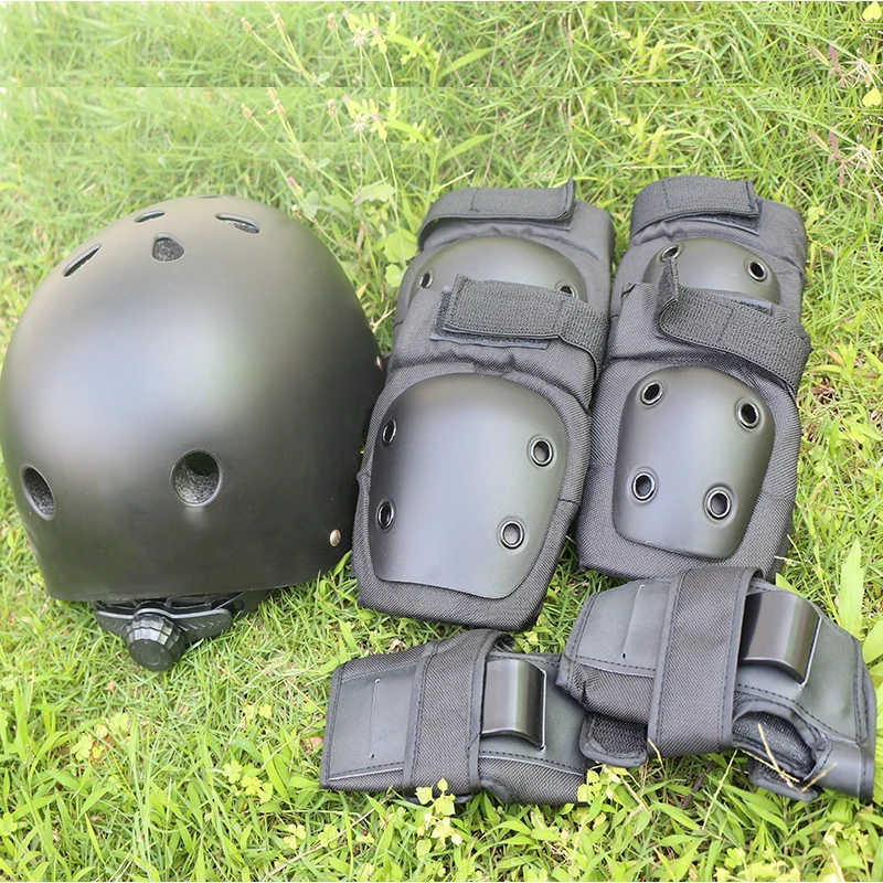 Kids Helmet Protective Gear Roller Skates Knee Elbow Protective Gear 7 Sets of Boys And Girls Helmet Set