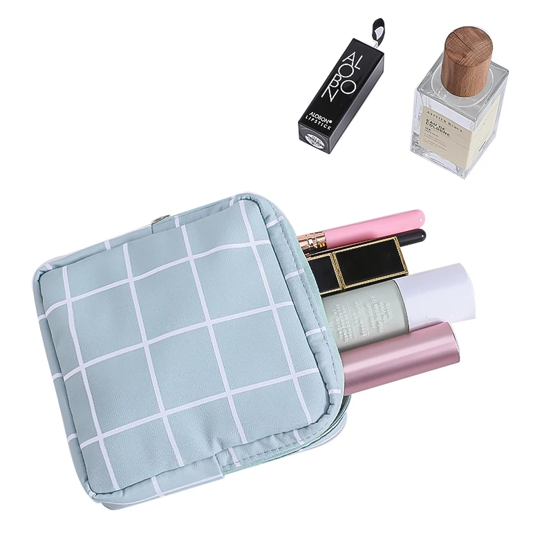 Women Small Cosmetic Bag Set Zipper Girls Mini Sanitary Napkins Makeup Lipstick Bags Travel Earphone Coin Organizer Pouch Bags