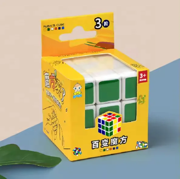Educational toy speed cube smooth solid plastic 3x3 magic Cube puzzle High-quality Intellectual Development magic cube