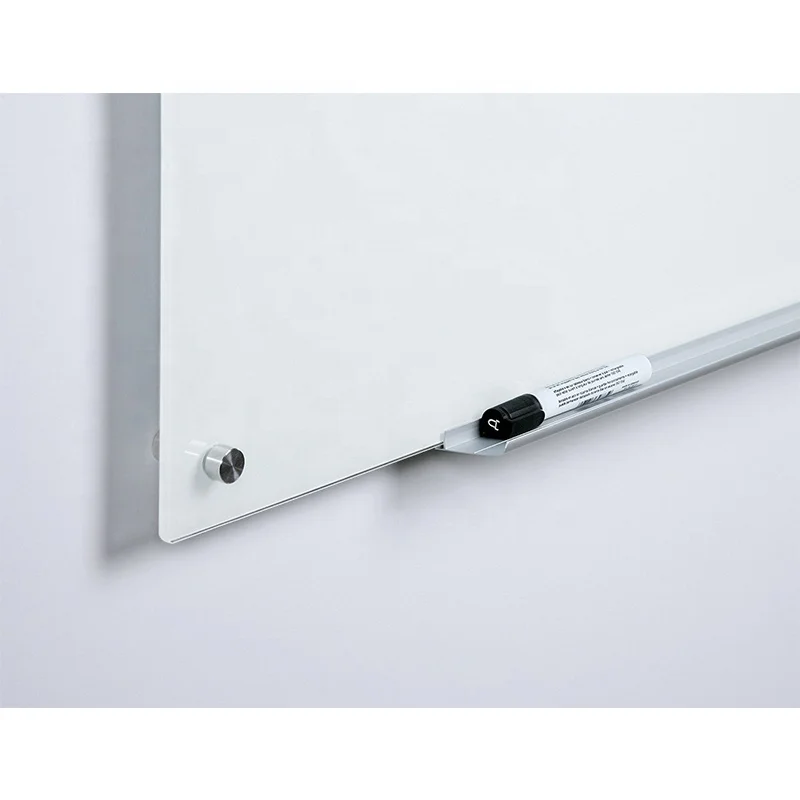 Classroom furniture flexible glass magnetic whiteboard glass writing board