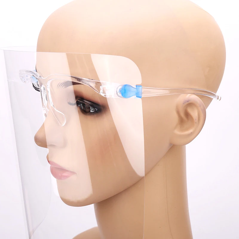 
Kitchen anti - fog anti - oil splash protective glasses can be reused transparent face cover 