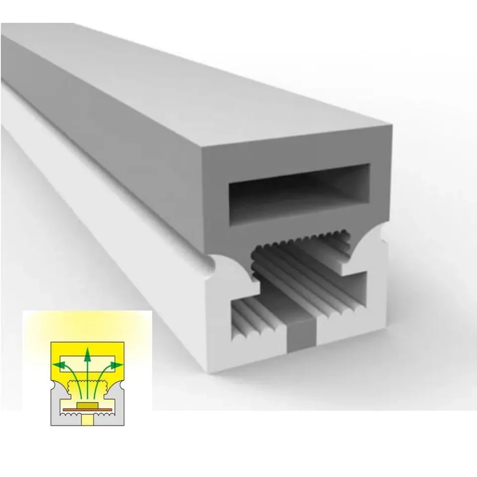 Силиконовая Светодиодная лента, 12 х12 мм