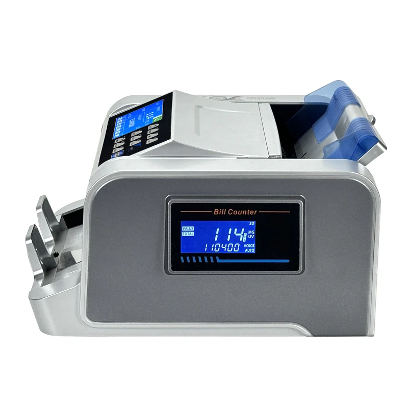 TFT display PKR Euro denomination  money counter bill counter machine money counting which can put the national flag on it