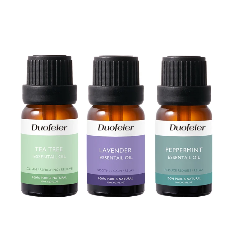 100% Pure Private Label Therapeutic Grade Organic Aromatherapy Fragrance Perfume Gift Set Essential Oil