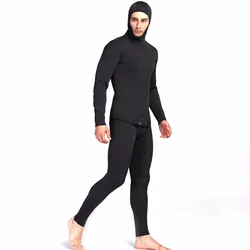 One piece long sleeved trousers neoprene touch pearl sea cucumber abalone warm anti-skid waterproof deep Diving Snorkeling suit