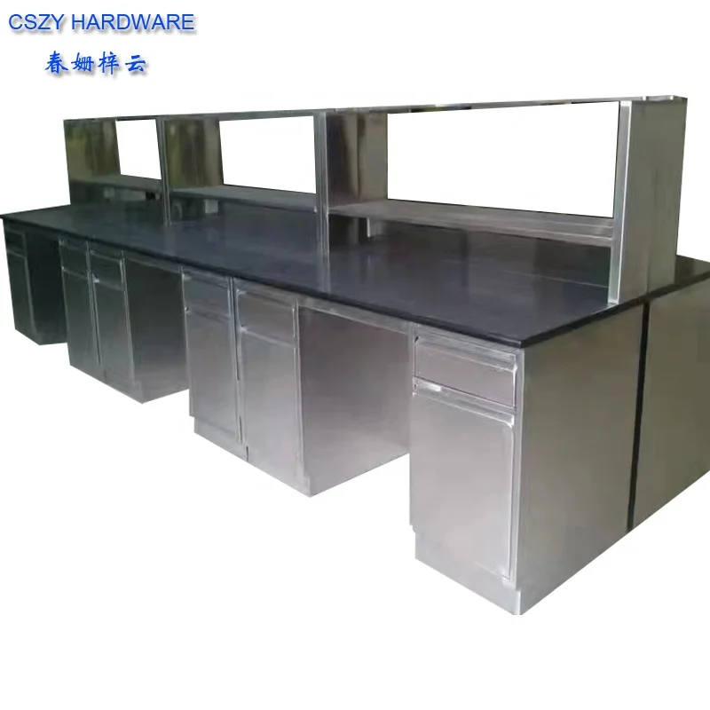 China Factory Direct Lab Bench Furniture Prices Dental Stainless Steel Lab Furniture