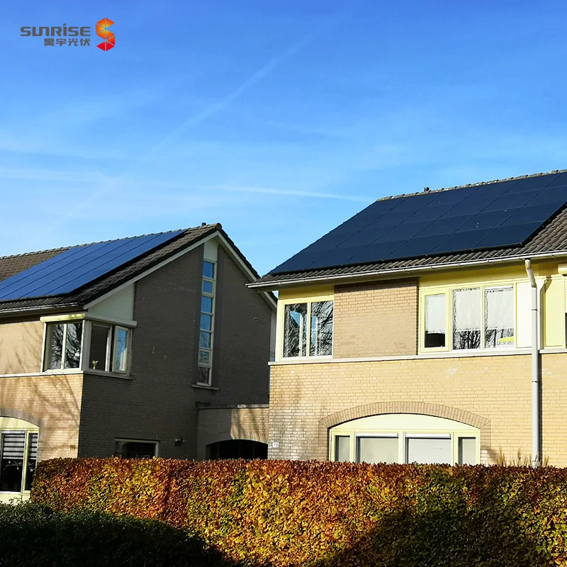 BIPV 305w 320w solar panel full black 5BB monocrystalline half cut 120 cells energy system