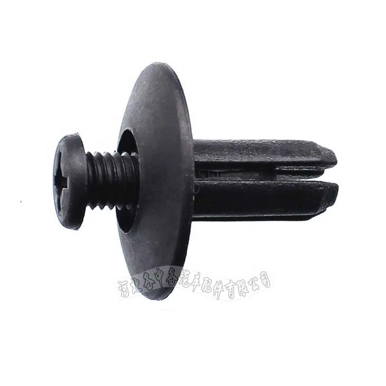 8mm Car Universal Screw Expansion Fastener Plastic Ceiling Fixed Clamp Push Type Retainers Auto Fastener