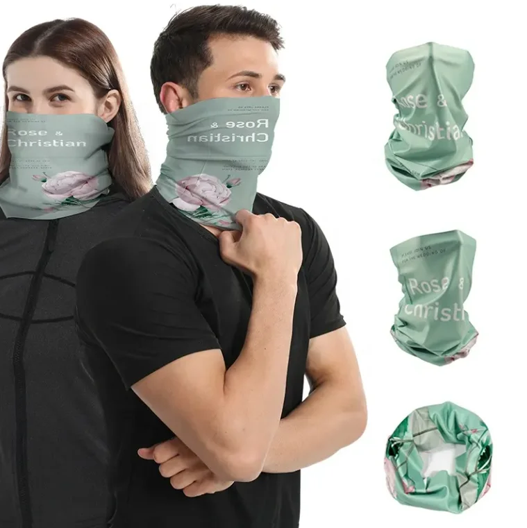 New milk silk seamless scarf skeleton half face European and American fashion sports hip hop mask ufp50 magic headscarf