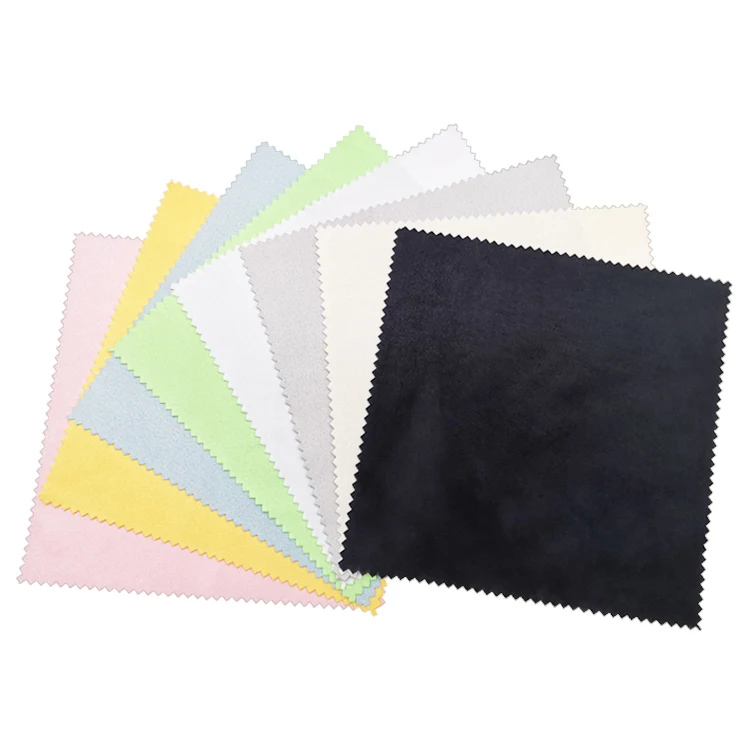
Microfibre Microfiber Customized Custom Anti Tarnish Sterling Silver Jewelry Care Cleaning Polishing Cloth For Jewelry With Logo 