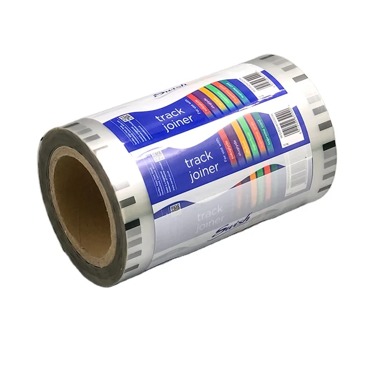 Customize logo printing  soap film flow pack opp film roll plastic laminating film rolls seal packaging bopp cpp material