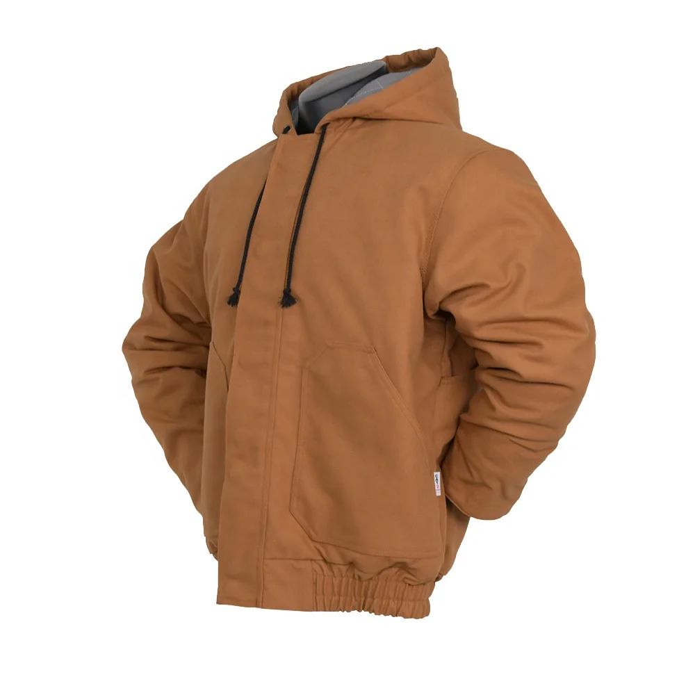 Canvas Jacket Flame Retardant Anti-electric arc Safety Workwear Winter Full Cotton Windproof Jacket