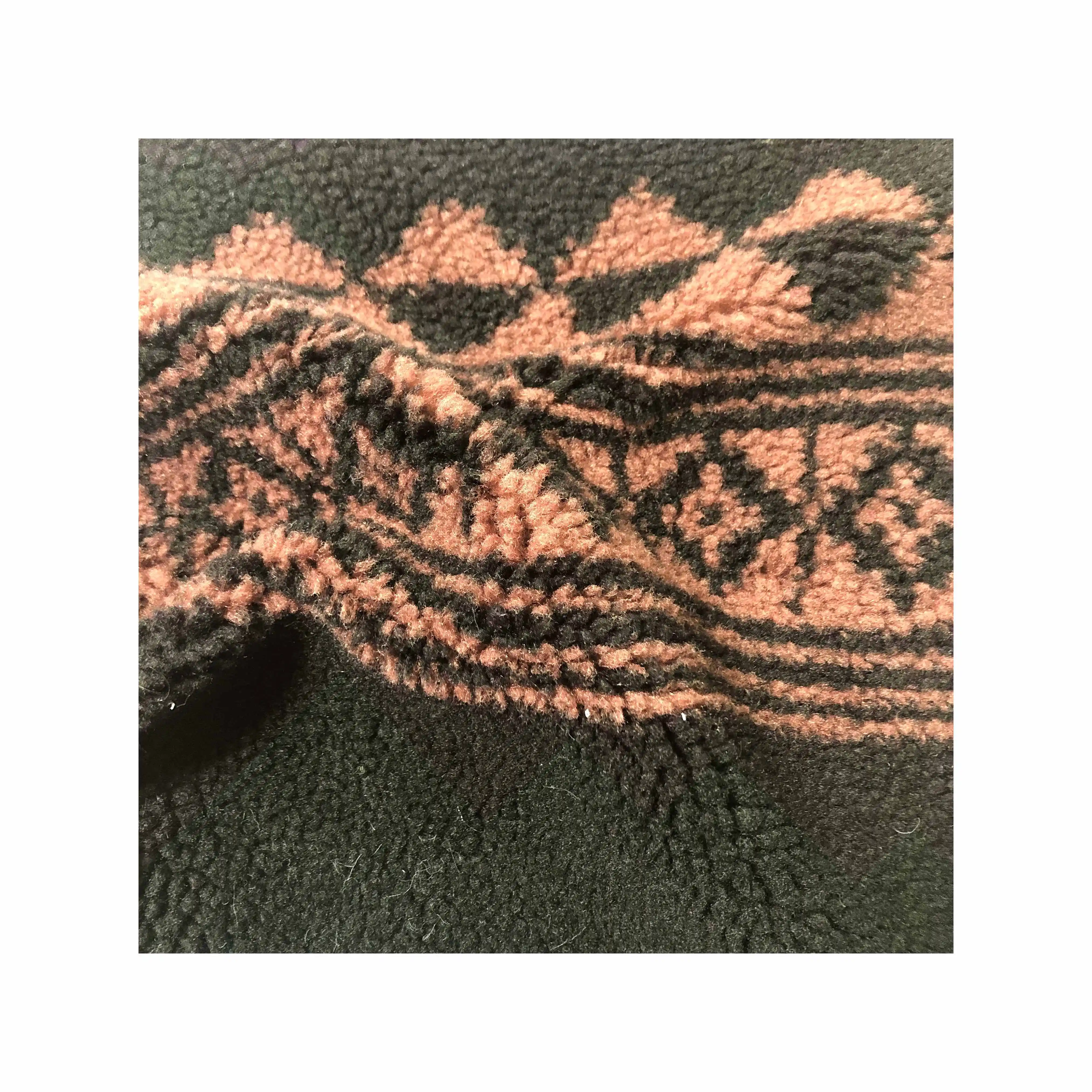High Quality Newest Wool Polyester Fabric Coat Suit Wholesale Price Print Woven Woolen Fabric