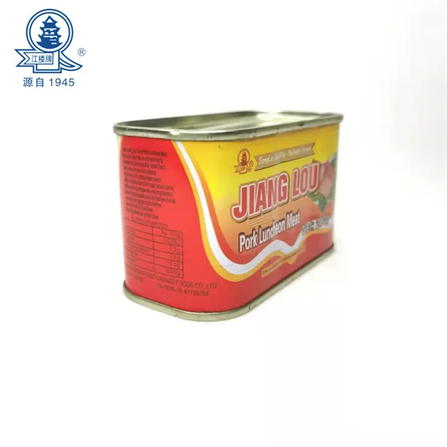 198Gram 60%Quality Pork Luncheon Meat Wholesale Canned Food Pork Luncheon Meat Canned Food