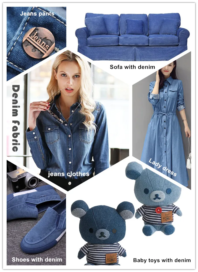 Wholesale Stock Price Denim Fabric GK8571 Slub Jeans Fabric Manufacturer