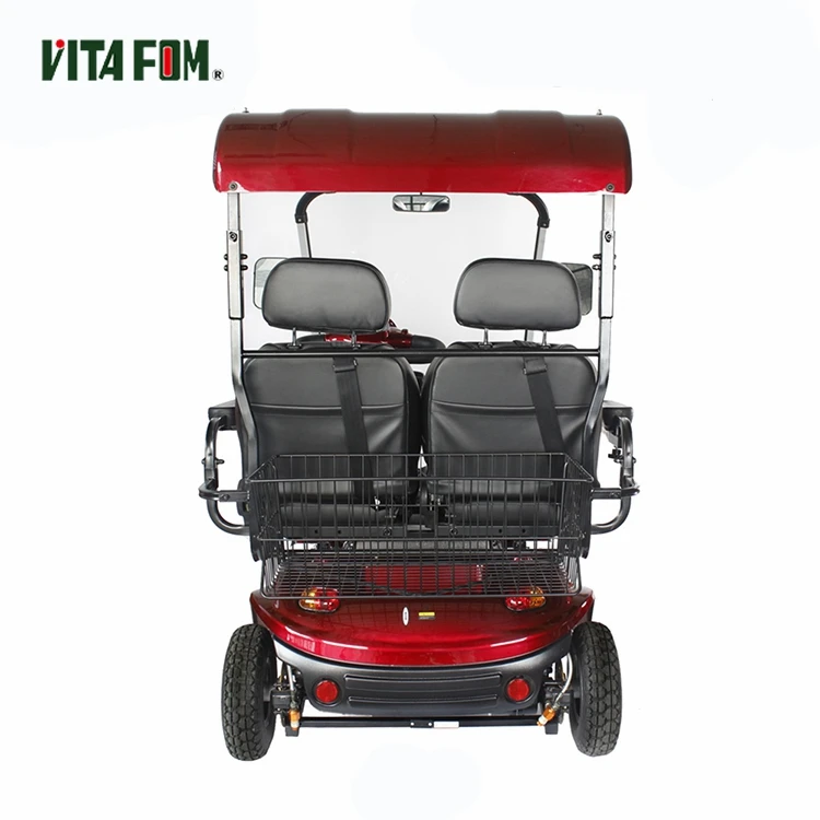 Four-wheeled scooter folding safe operation easy elderly disabled electric bicycle