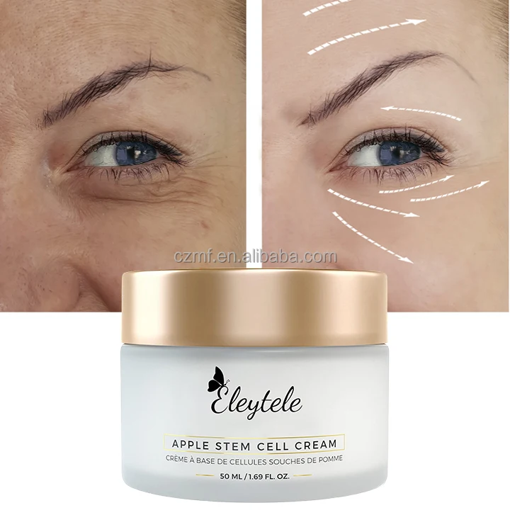 Wholesale OEM ODM Natural Facial Cream Anti Aging Skin Care Whitening Face Cream Brightening Lightening Apple Stem Cell Cream