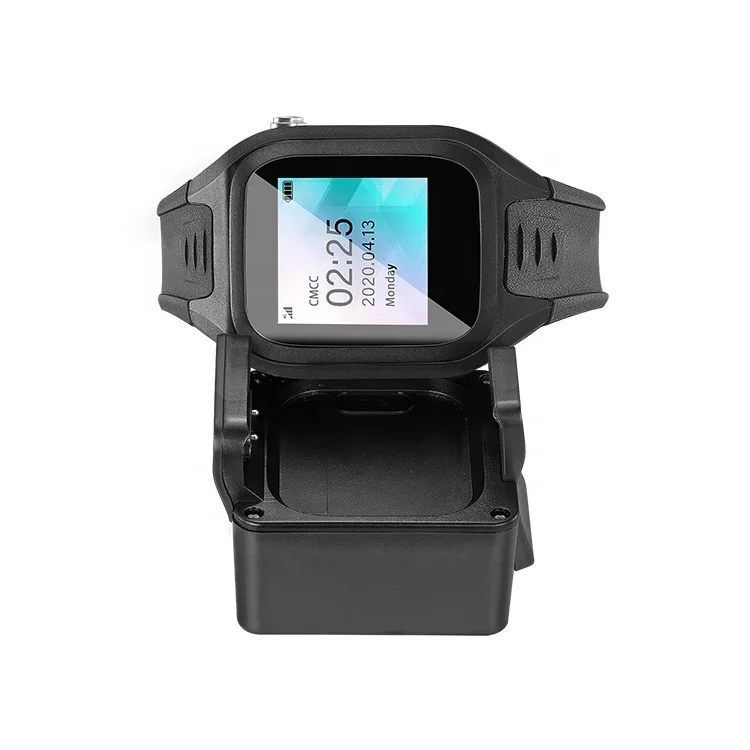 Criminal Bracelet GPS tracker for prisoner offender Global 4G watch with Tracking system and App customization