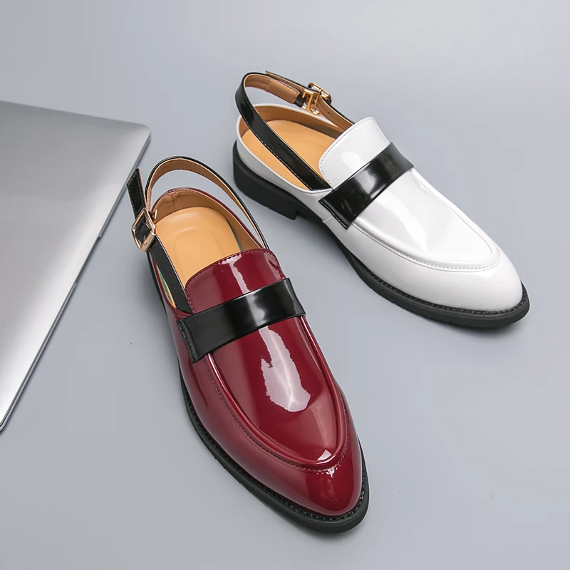 001 latest style summer leather sandals for men