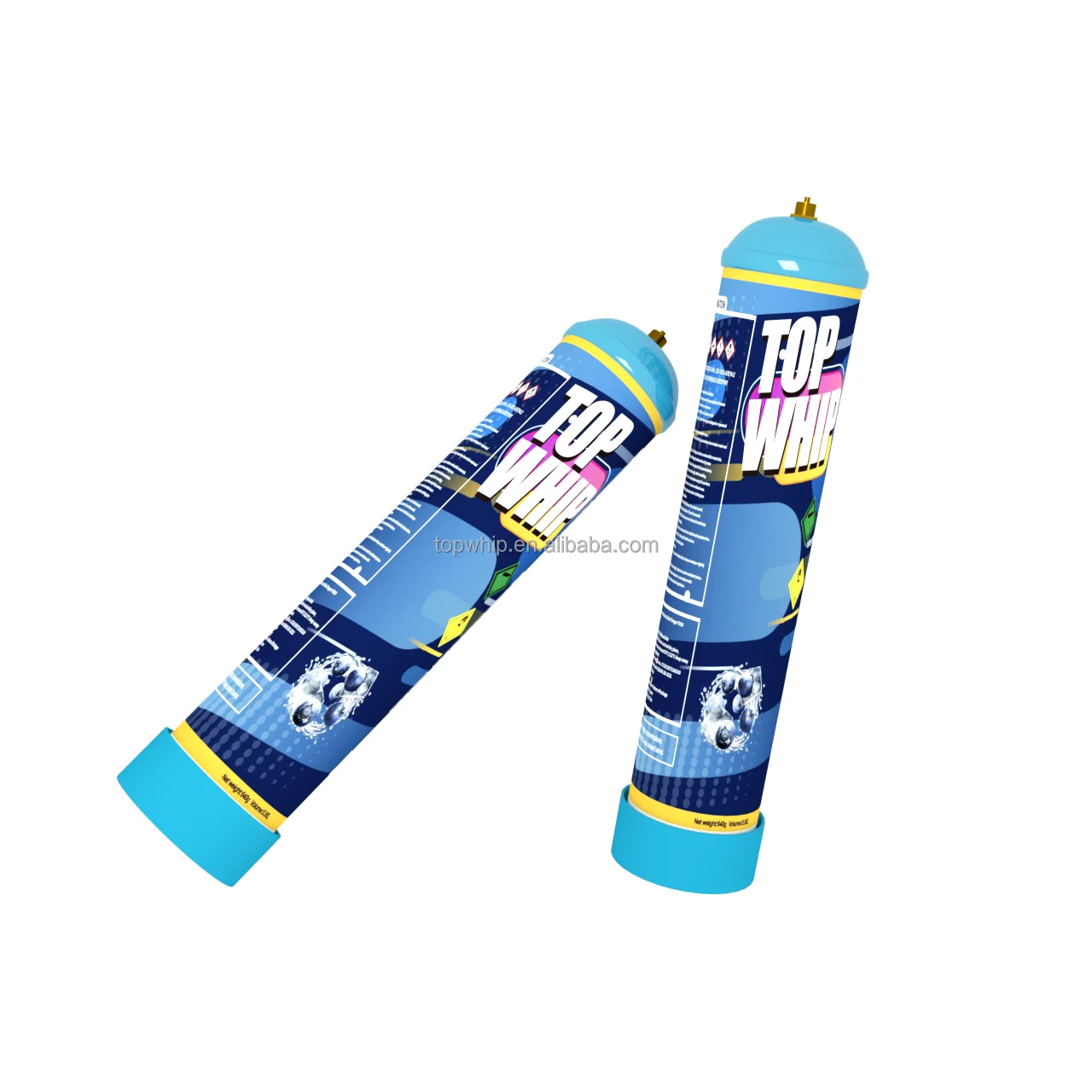 Botijao de GS Creamy Deluxe 640g Europe Ware Whip Creme with Fast Gas  Chargers for Bonbonnes