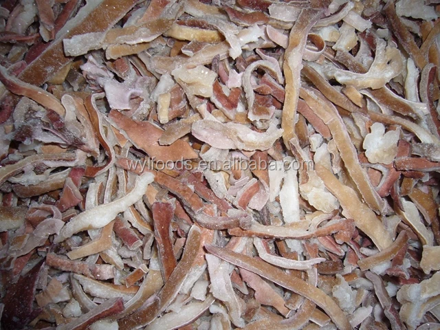 Fresh frozen Chinese mushroom IQF black fungus slices strips natural for soup