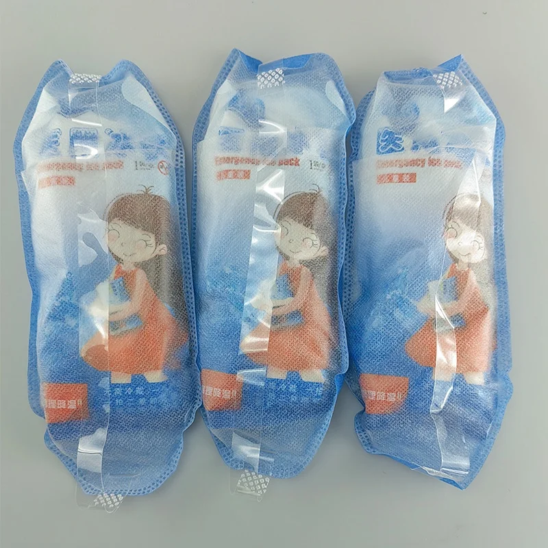 Small Medical emergency ice pack for kids  essential for outdoor sports custom disposable knee ice pack wrap