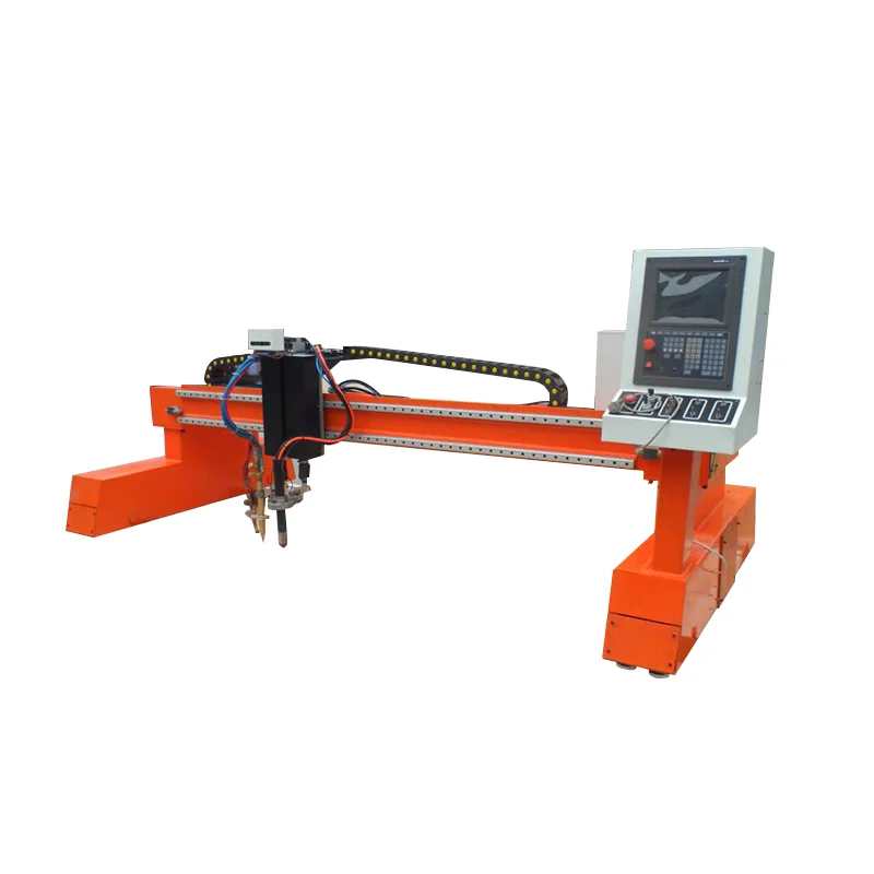 Высокое Качество Козловой станок с ЧПУ плазменный и пламенный станок для резки двойного назначения